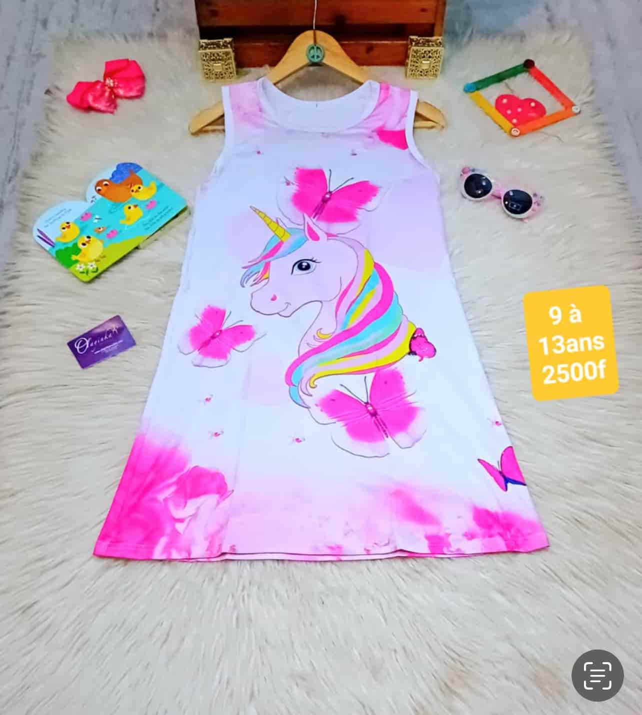 Robe enfant licorne